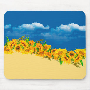 Mousepad Ucrânia Girassóis para a Paz Mundial