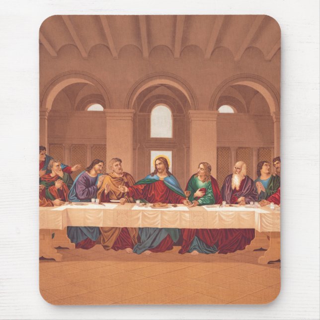 Mousepad Última Ceia de Jesus Cristo (Frente)
