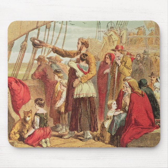 Mousepad Última vista de Inglaterra velha (Frente)