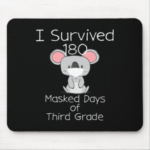 Mousepad Último Dia Da Escola 180 Dias Mascarados Do Tercei