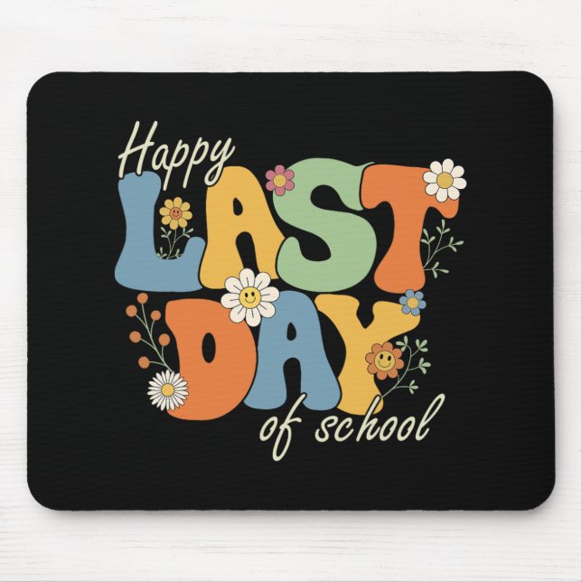 Mousepad Último Dia De Aula Aluno Professor  (Frente)