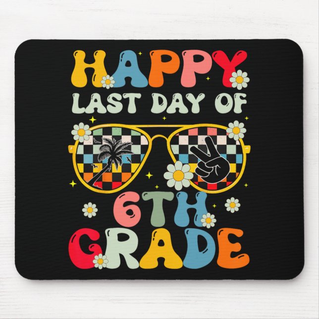 Mousepad Último Dia De Aula Para Professor Crianças Do 6º A (Frente)