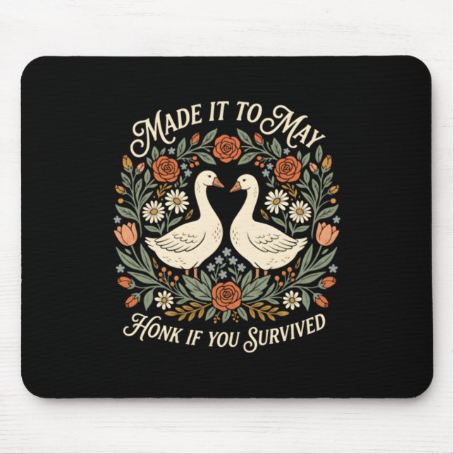 Mousepad Último Dia De Aula - Professor Ganso Engraçado - (Frente)