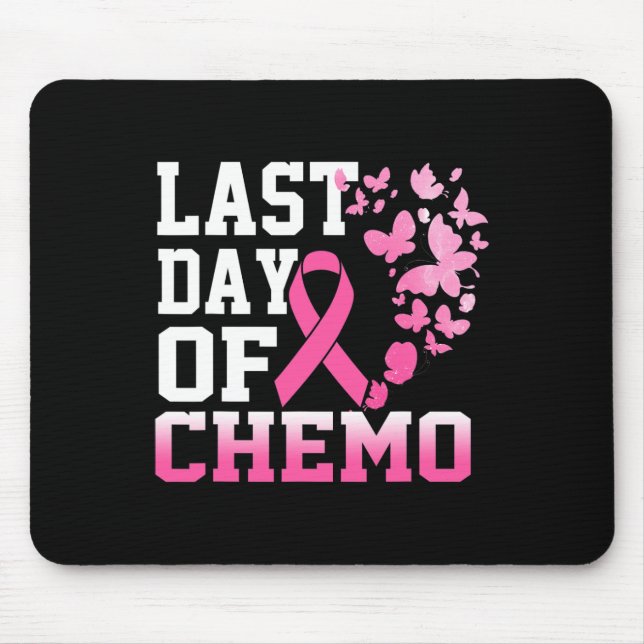 Mousepad Último Dia De Conhecimento Do Cancer De Quimio Ros (Frente)