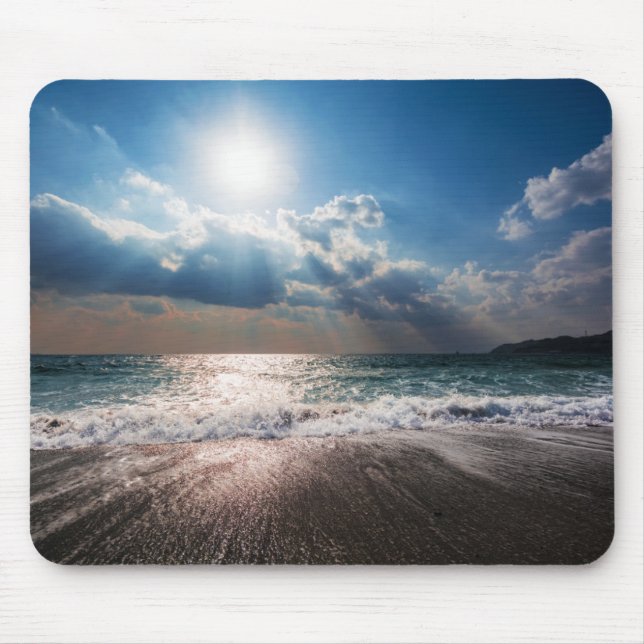 Mousepad Último dia na praia (Frente)