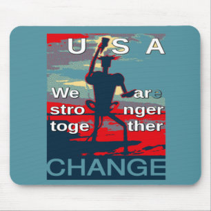 Mousepad Último slogan da campanha de Hillary Clinton para 