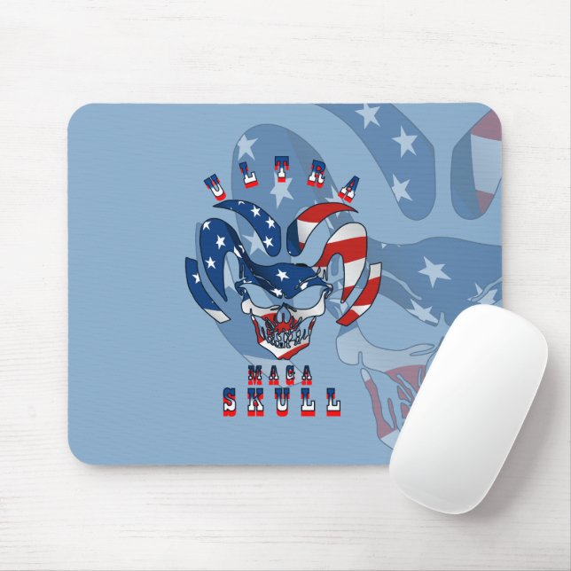 Mousepad Ultra Maga Skull | (Com mouse)