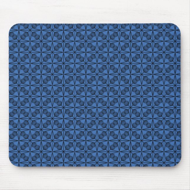 Mousepad Ultramodern Retro Mousepad, Royal Blue (Frente)