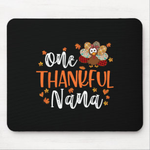 Mousepad Um agradecimento à família de Ação de Graças de Na