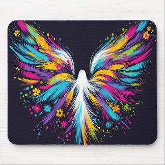 Mousepad Um Anjo da Páscoa num Computador de Mesa/Portátil