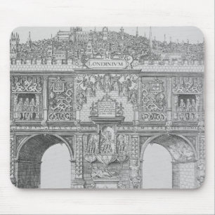 Mousepad Um arco triunfal, gravado por William Kip, 1604