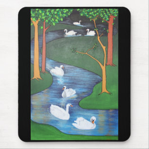 Mousepad Um bando de sete pântanos-a-natação