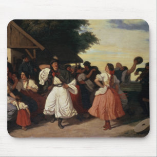 Mousepad Um banquete do casamento da vila
