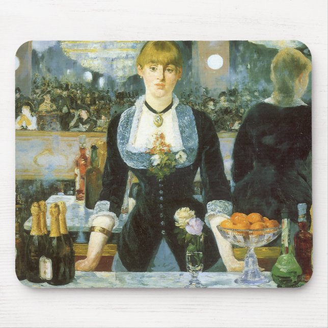Mousepad Um Bar na Folies Bergere, de Edouard Manet (Frente)