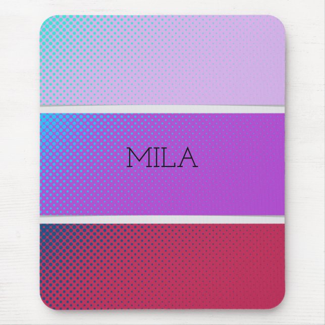 Mousepad Um belo espectro de cores roxas (Frente)