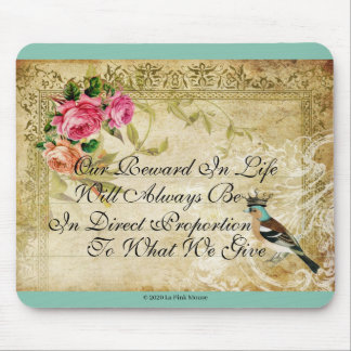 Mousepad Um Birdy Uma Vez Me Disse, Um Chapéu De Mouse Fran