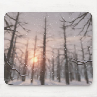 Mousepad Um Bloco de Sonhos da Noite de Inverno