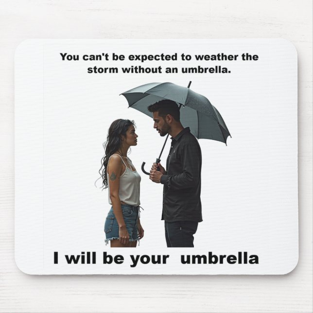 Mousepad Um bocal com uma história inspiradora de apoio. (Frente)