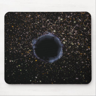 Mousepad Um buraco negro em um conjunto Globular