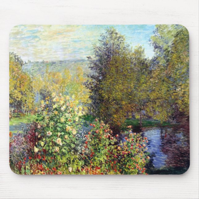 Mousepad Um canto do jardim em Montgeron (Frente)