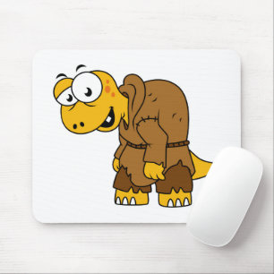 Mousepad Um Cartoon Dinossaur Hunchback.