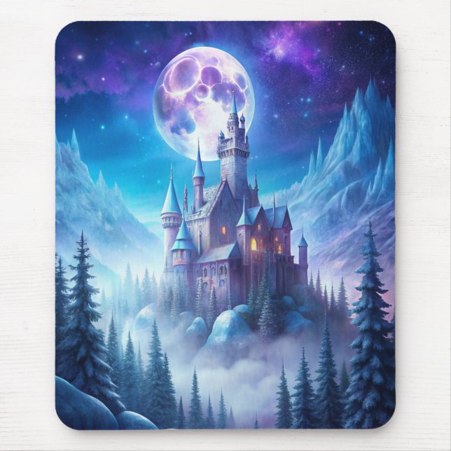 Mousepad Um castelo no inverno (Frente)