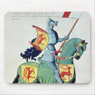 Mousepad Um cavaleiro que leva os braços de Verona