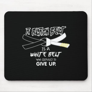 Mousepad Um Cinturão Negro É Uma Arte Marcial Taekwondo