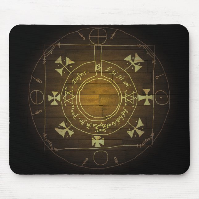 Mousepad Um círculo mágico para sua mesa (Frente)