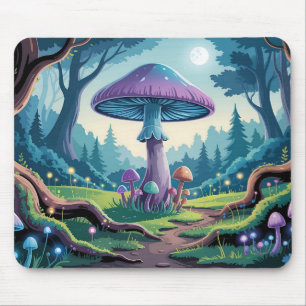 Mousepad Um Cogumelo Roxo