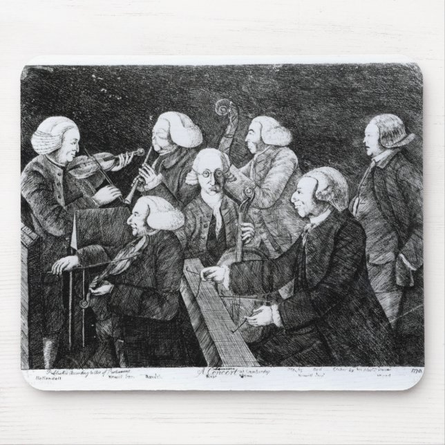 Mousepad Um concerto em Cambridge, 1770 (Frente)