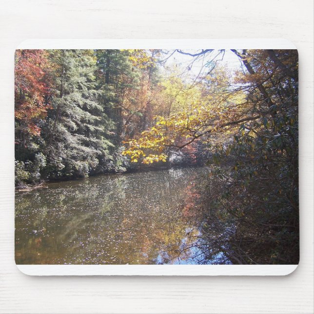 Mousepad um córrego da montanha no autum (Frente)