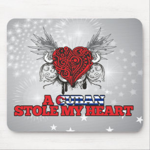 Mousepad Um cubano roubou meu coração