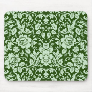 Mousepad Um damasco floral antigo