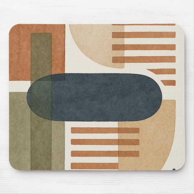 Mousepad Um design abstrato moderno com geo sobreposto (Frente)