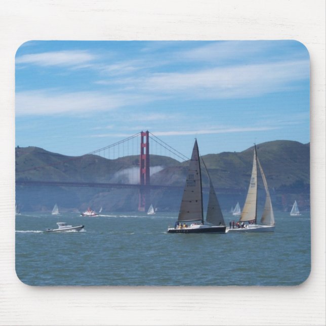 Mousepad Um dia bonito em San Francisco Bay (Frente)