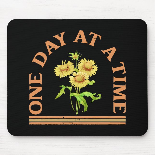 Mousepad Um Dia de Cada Vez (Frente)