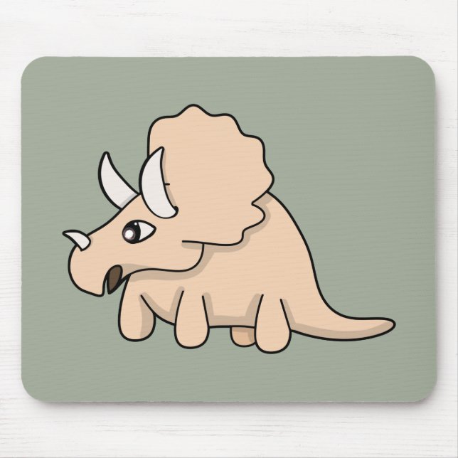 Mousepad Um dinossauro fofo (Frente)