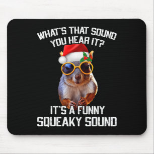 Mousepad Um Esquilo De Natal De Squeaky Squeaky