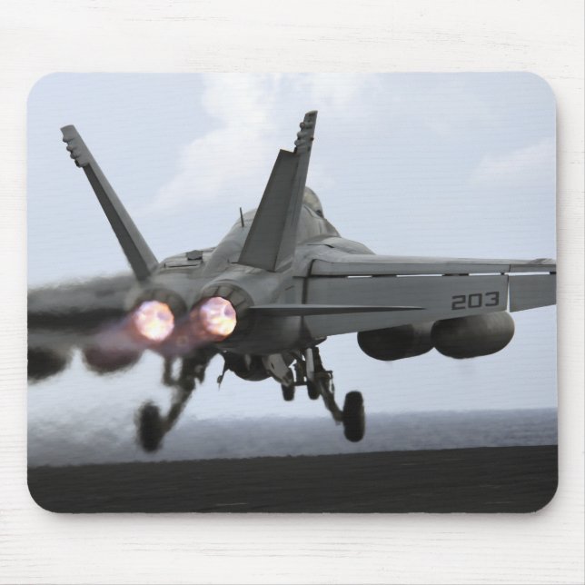 Mousepad Um F/A-18E Super Hornet é lançado (Frente)