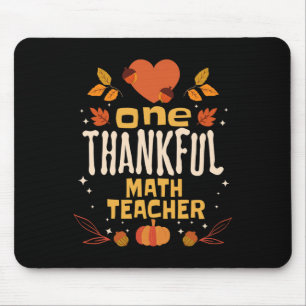 Mousepad Um Feliz Professor de Matemática Cai no Ação de Gr