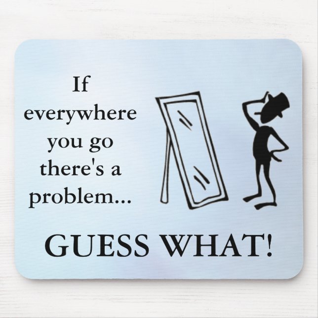 Mousepad Um forro sarcástico para pessoas irritantes (Frente)