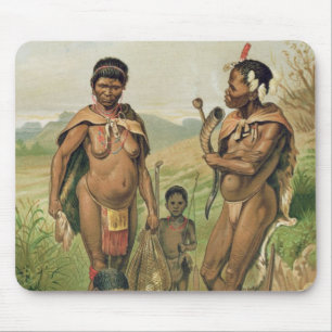 Mousepad Um frontispiece da família de Bosjesman