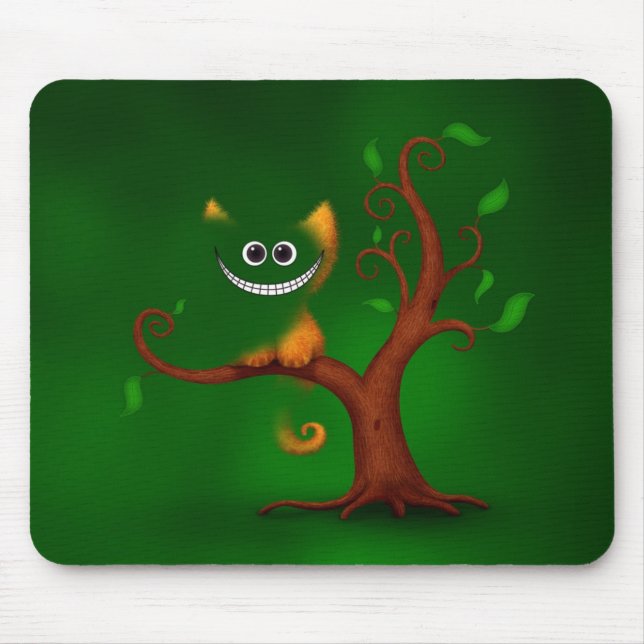 Mousepad Um gatinho de Cheshire (desaparecer) (Frente)