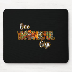 Mousepad Um grato peru Gigi abençoado Gigi Abóbora do que
