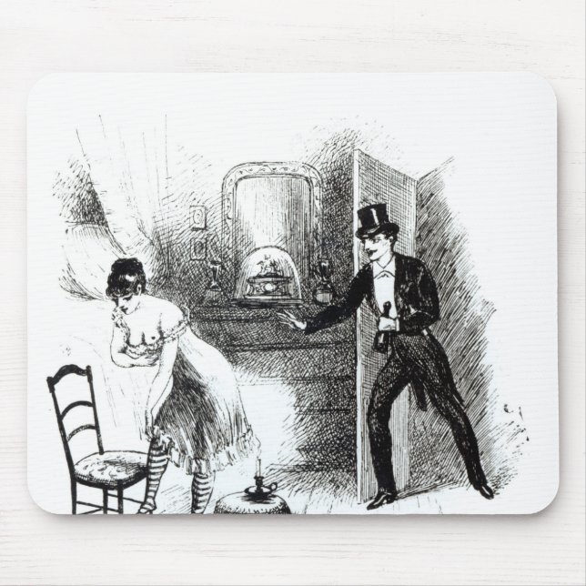 Mousepad Um homem que visita uma prostituta (Frente)