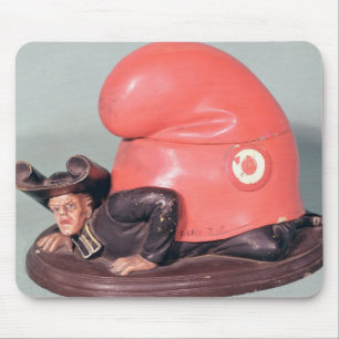 Mousepad Um inkwell ou um pote do tabaco