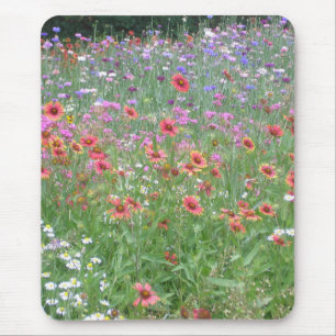 Mousepad Um Jardim de Flores Selvagens