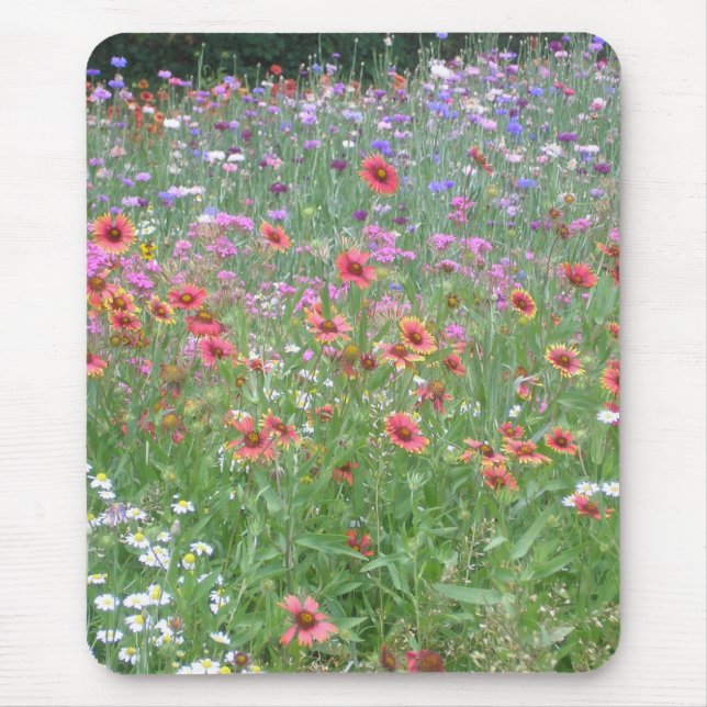 Mousepad Um Jardim de Flores Selvagens (Frente)