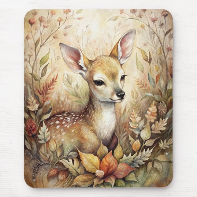 Mousepad Um Jovem Fawn (Frente)